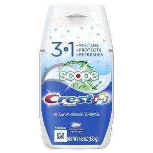 3 Crest Scope 3-in-1 Liquid Gel Toothpaste - 4.6oz